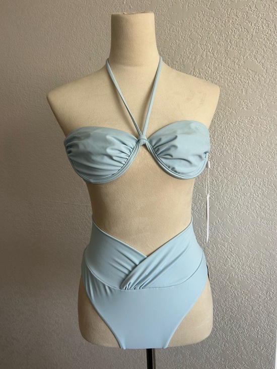 Caroline Constas Other - Caroline Constas Bikini Set Swimwear in Pastel Blue